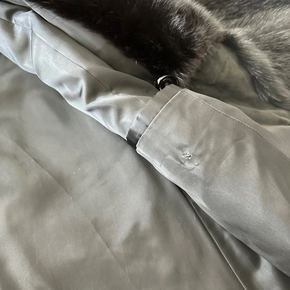 Deanfield full-length vintage Demi Buff fur 100% real Mink Coat - Picture 8 of 11